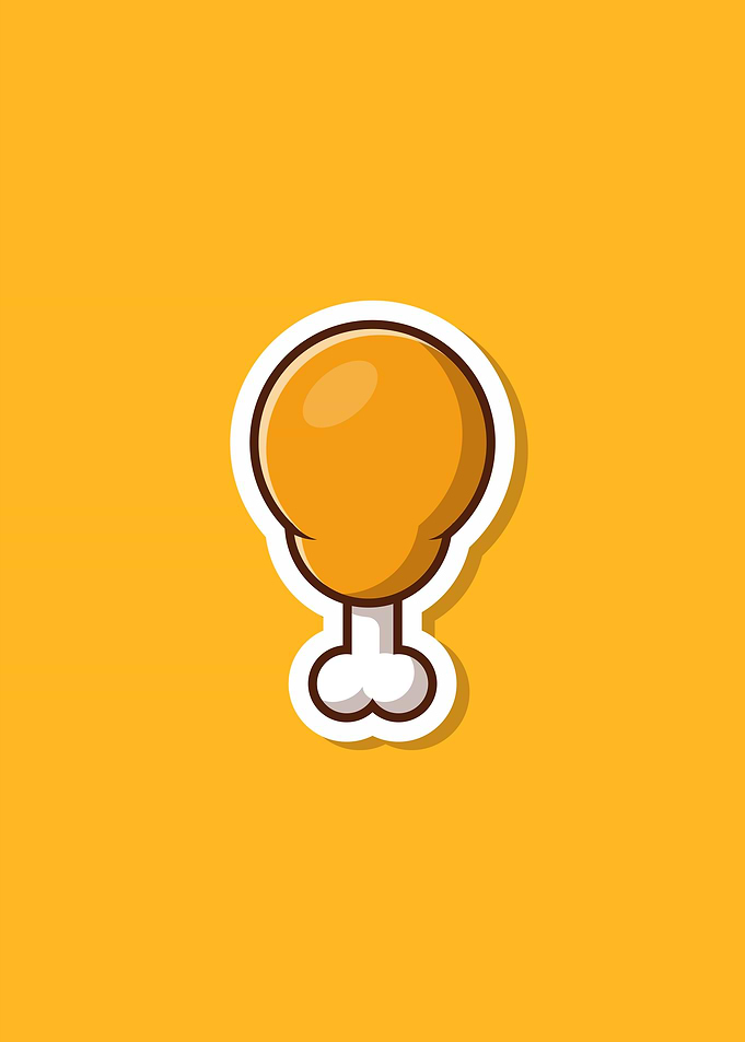 Chicken Wing Cartoon