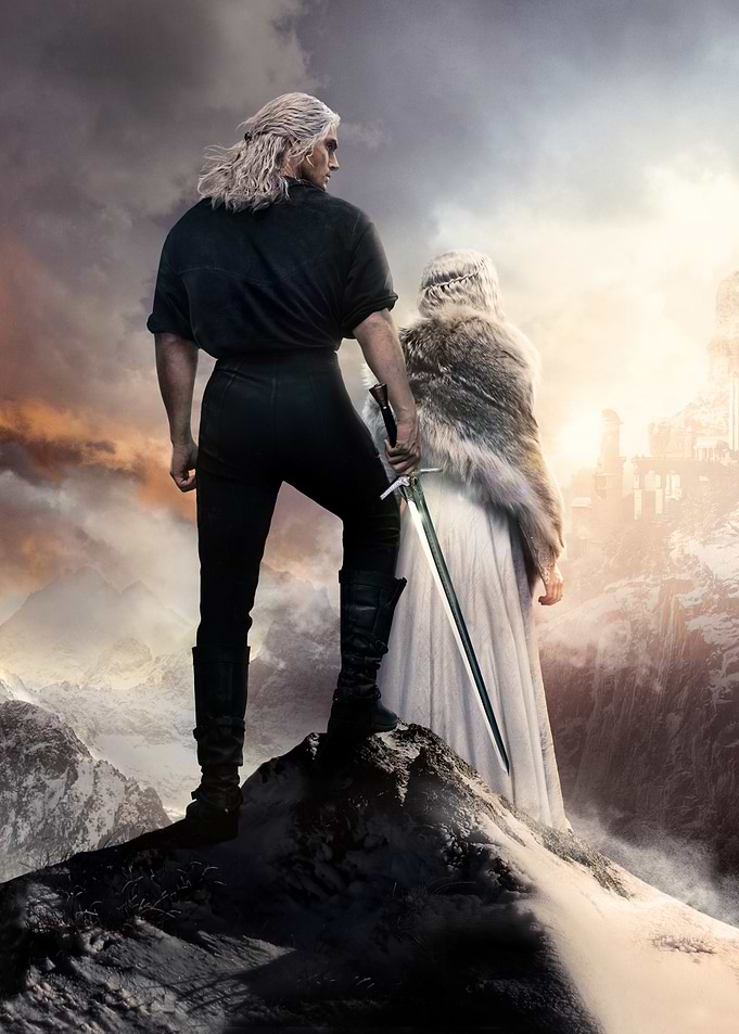 Geralt and Ciri