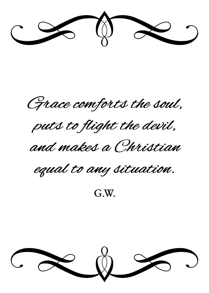 Grace Comforts the Soul