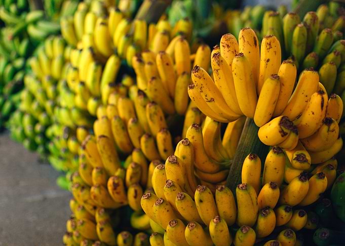 Bananas at night