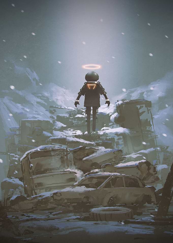 A robot angle