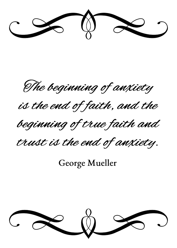 Faith and Anxiety