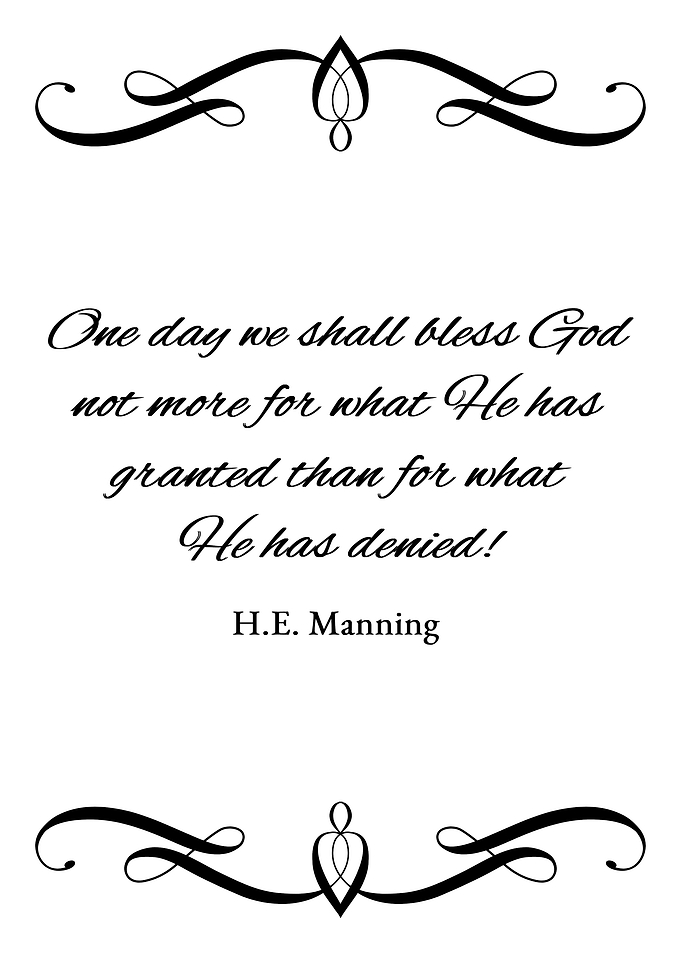 Blessings and Denials