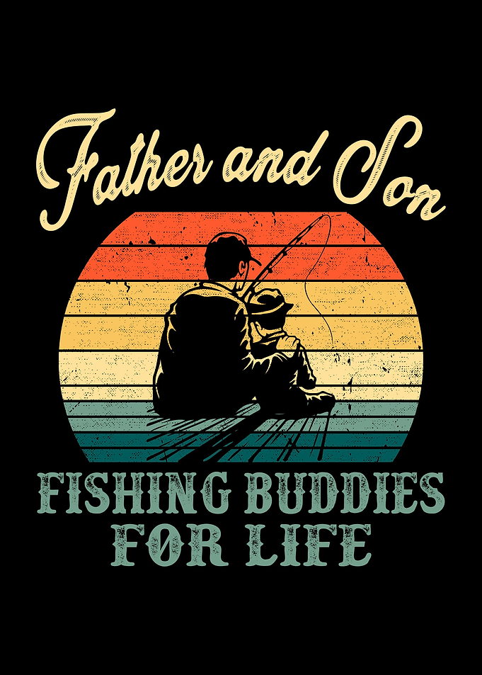 Dad Son Fishing Buddies