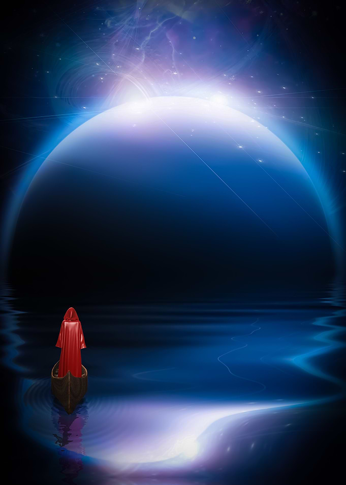 Man in red robe