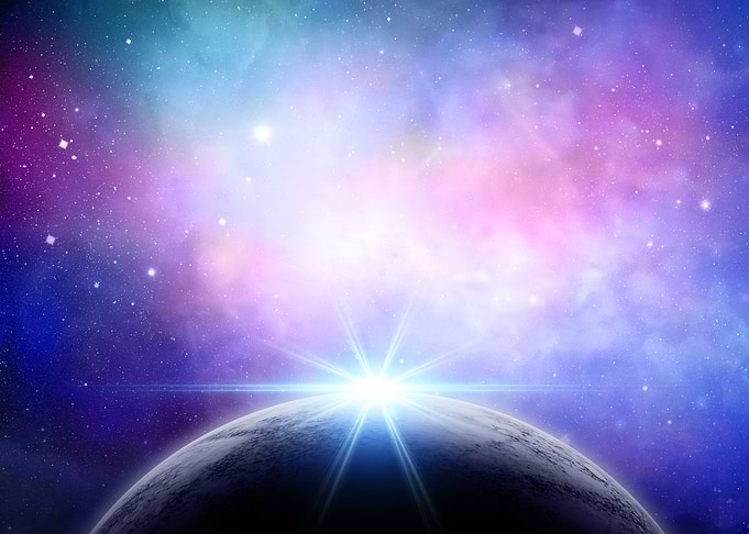 3d space scene