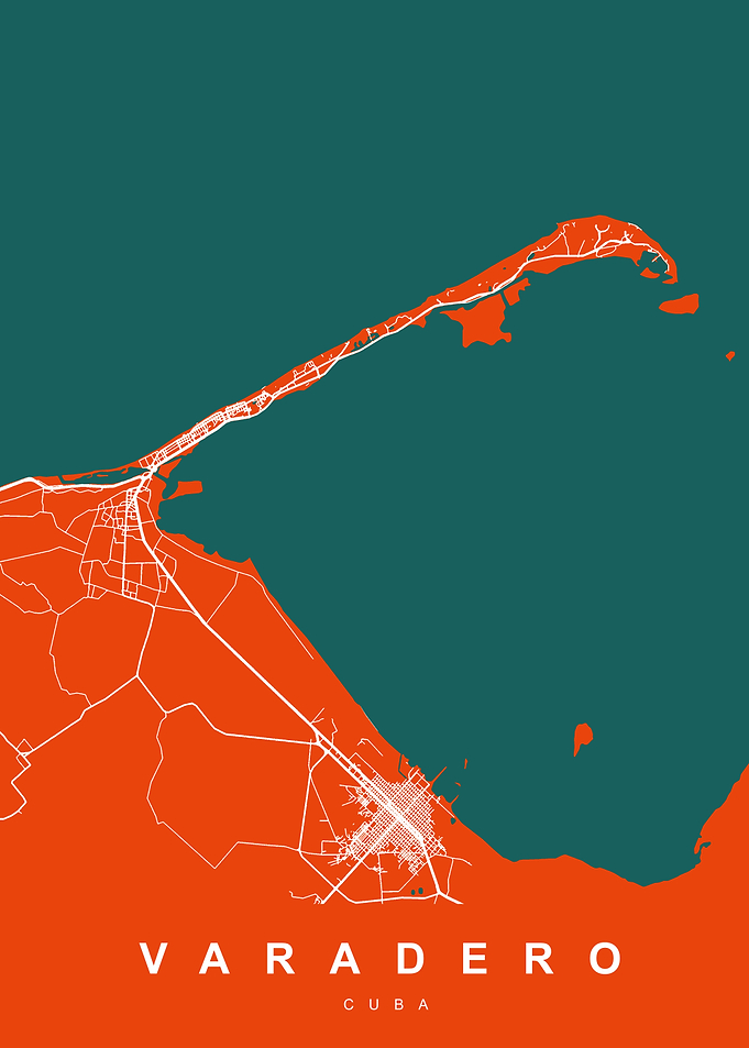 VARADERO Map CUBA