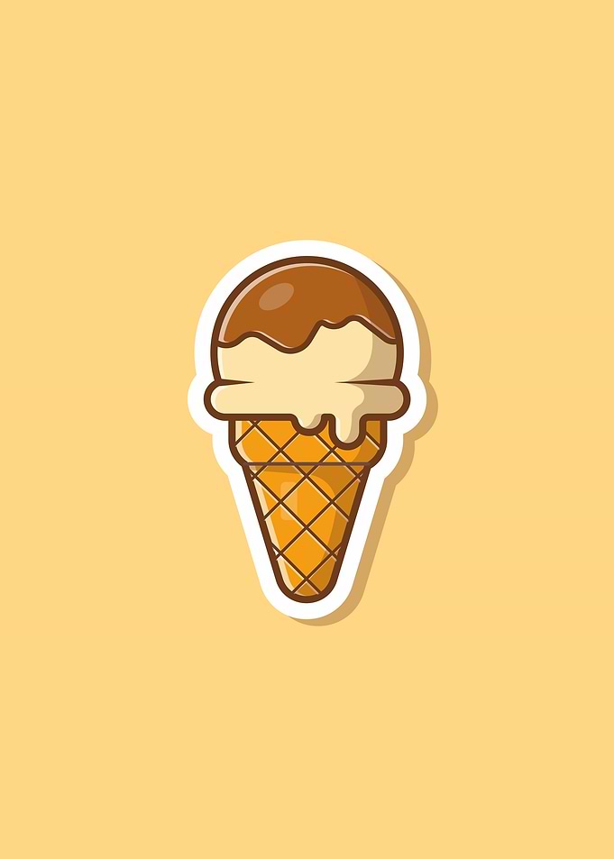 Ice Cream Cone Cartoon