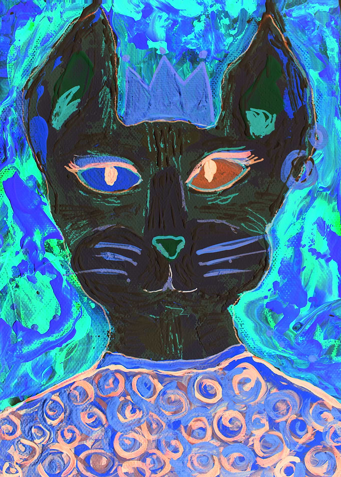 Cartoon cat