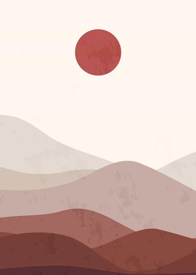 Abstract Sun Mountains