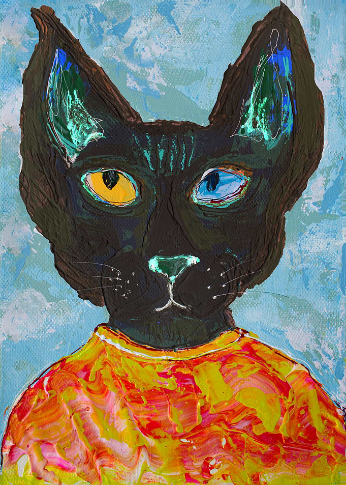 Cartoon cat
