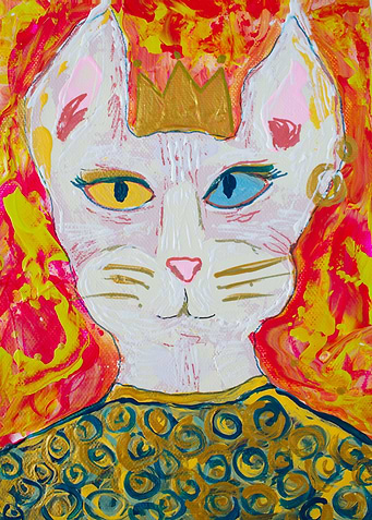 Cartoon cat