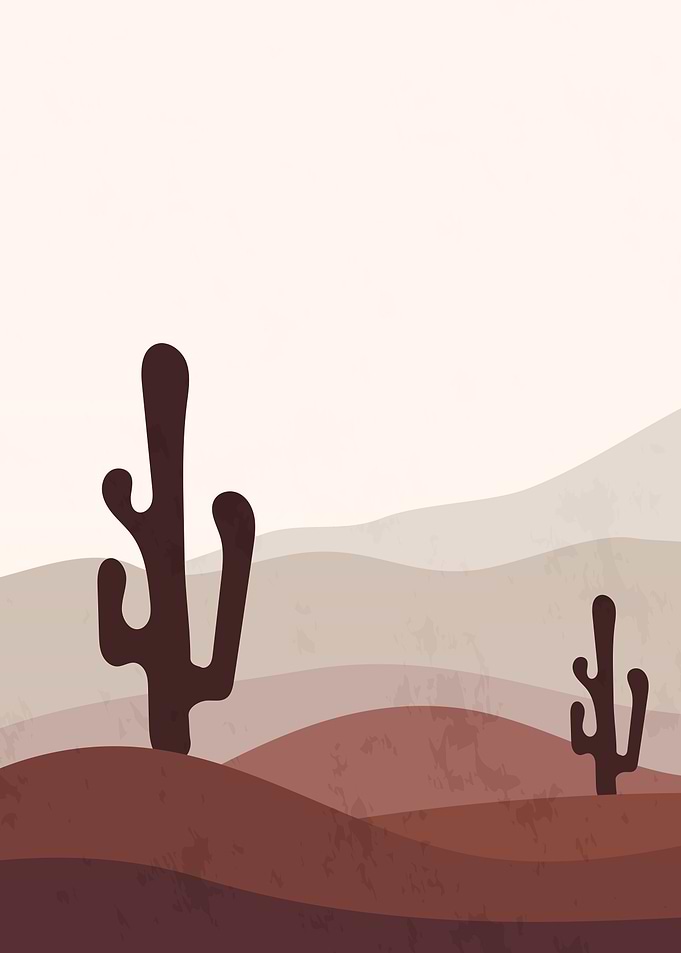 Desert Cactus mountain