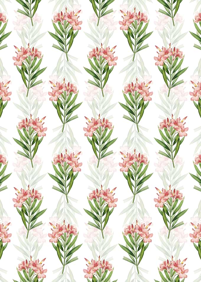 Floral Oleander Pattern