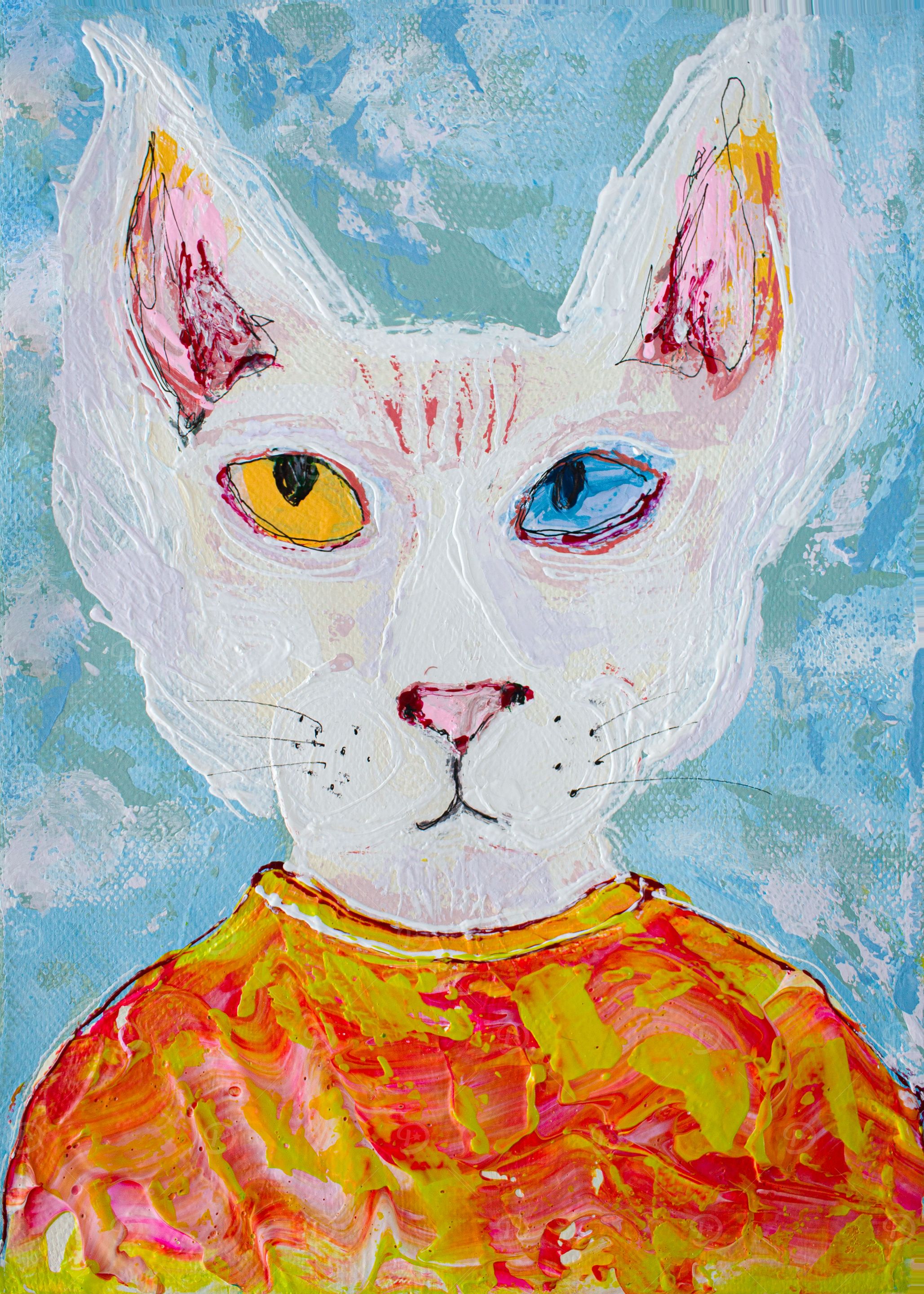 Cartoon cat
