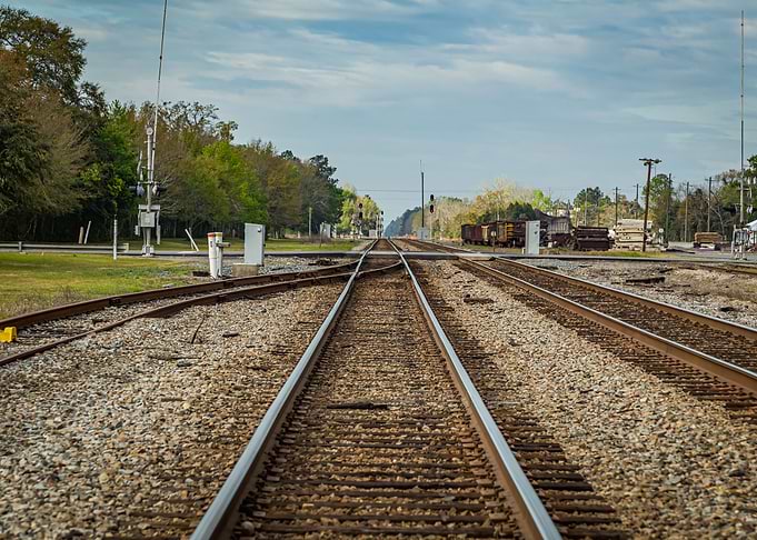Parallel Railroad Tracks