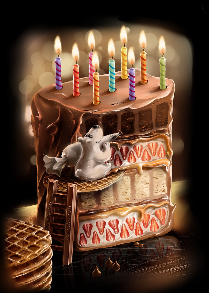 Birthday Chocolate Cake