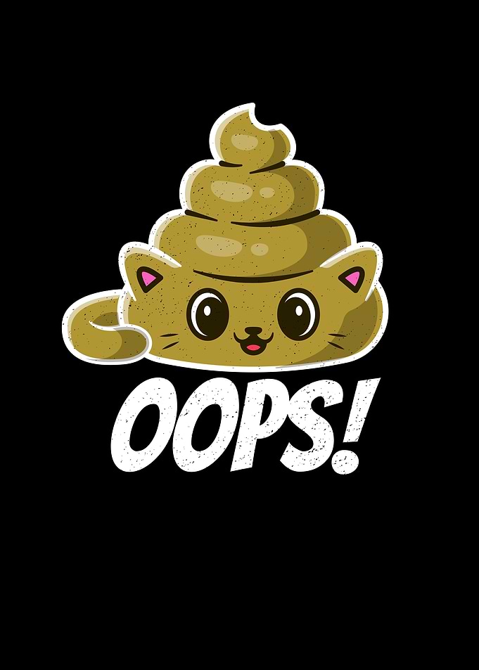 Oops Poop Cat