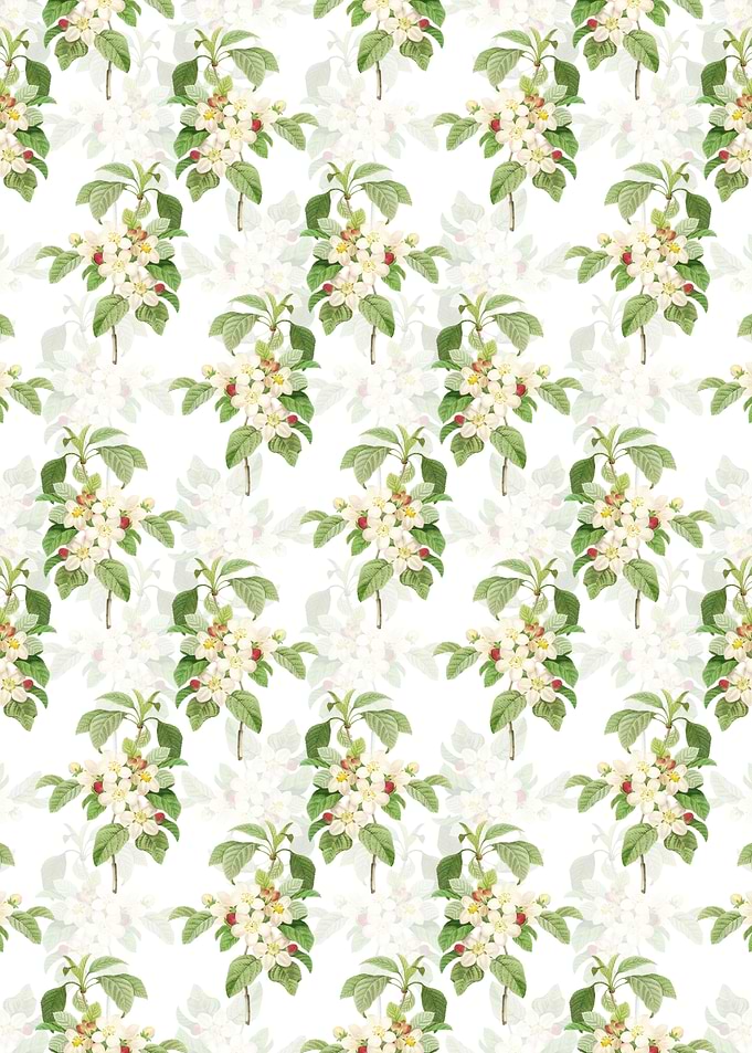 Apple Blossom Pattern