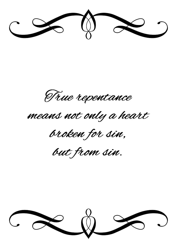 True Repentance ODB