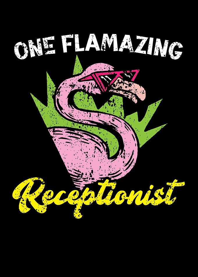 One Flamazing Receptionist
