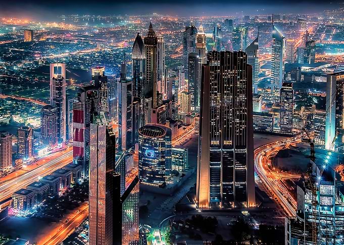 Night In Dubai
