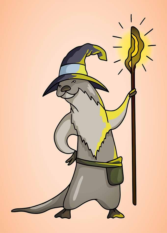 Otter Magician Wizard