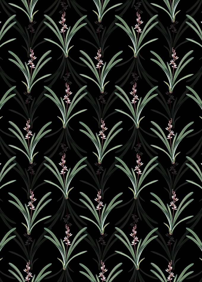Floral Boat Orchid Pattern
