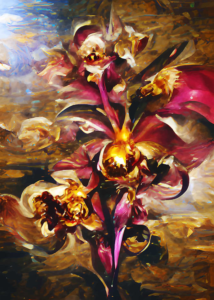 Orchid blossoms