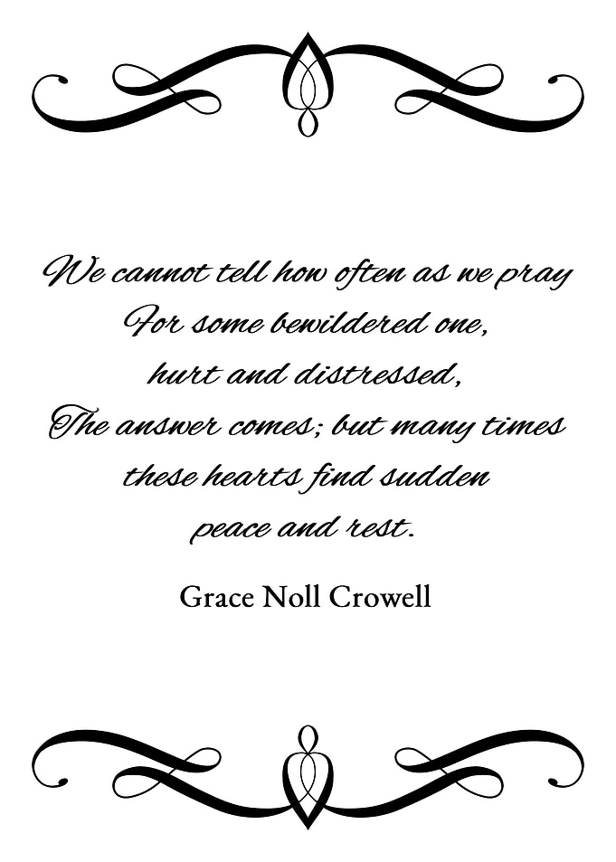 Prayer Peace Rest