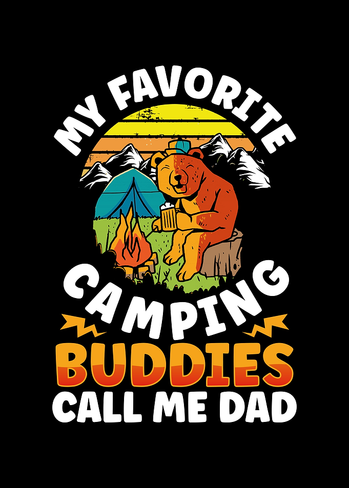 Camping buddies dad