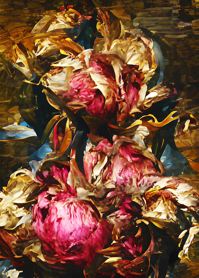 Peony blossoms