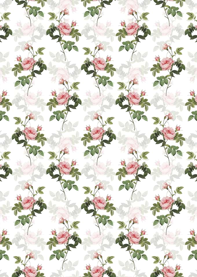 Pink Rose Turbine Pattern