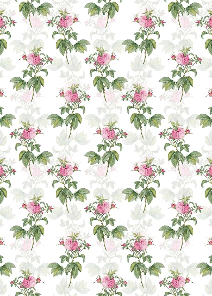 Pink Agatha Rose Pattern