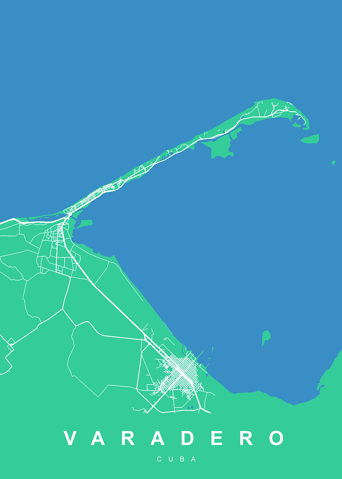 VARADERO Map CUBA