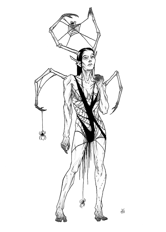 Spider lady
