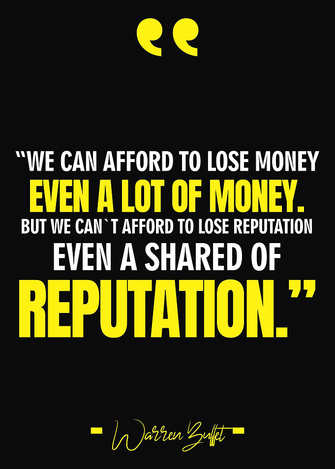 Reputation Quote