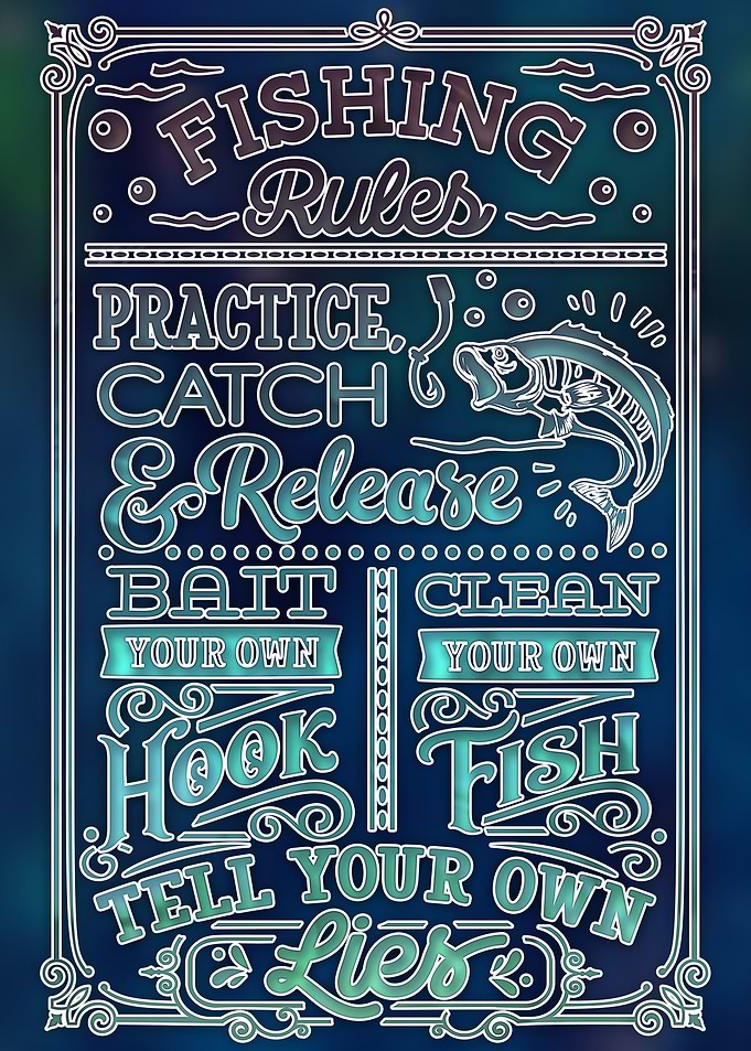 Funny Fishing Sign