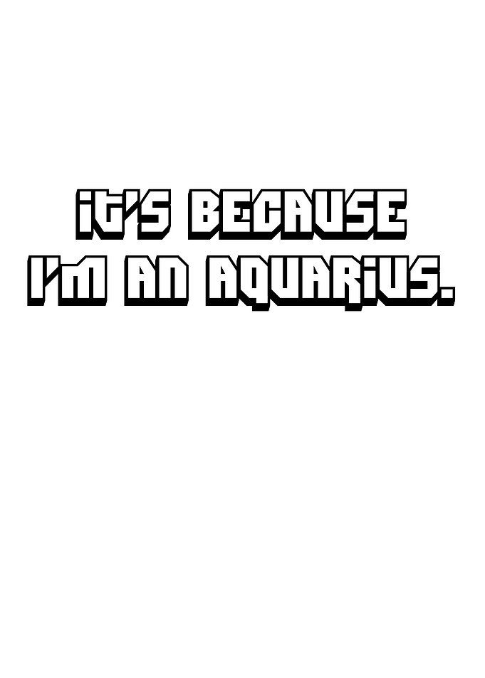 Its Because Im An