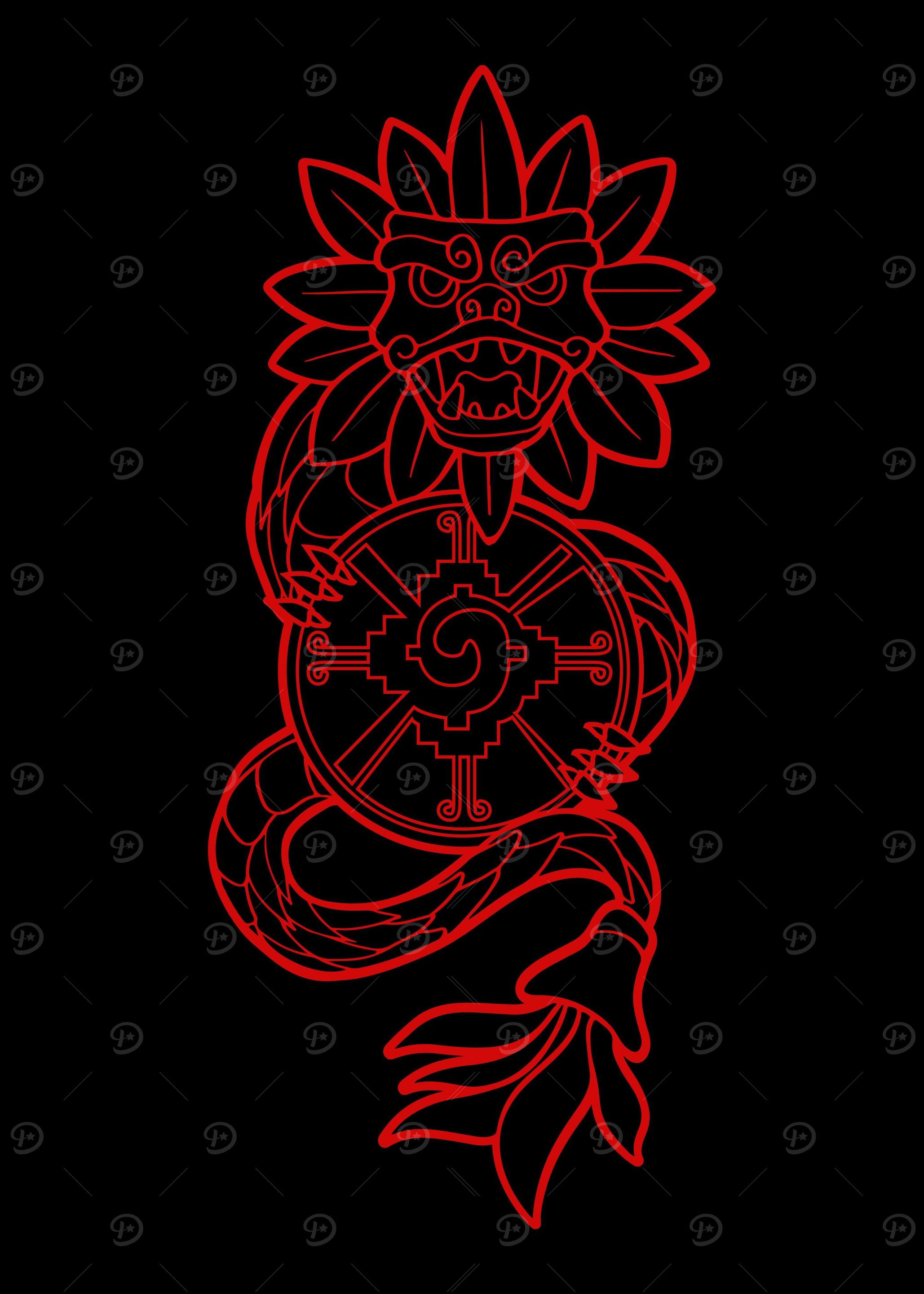 Quetzalcoatl Aztec Serpent