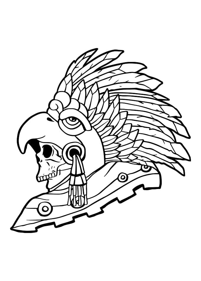 Aztec Eagle Warrior Mayan