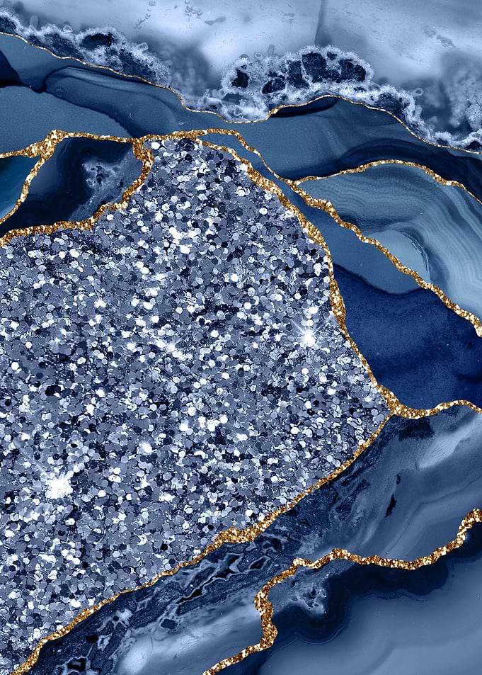 Agate Glitter Ocean 08