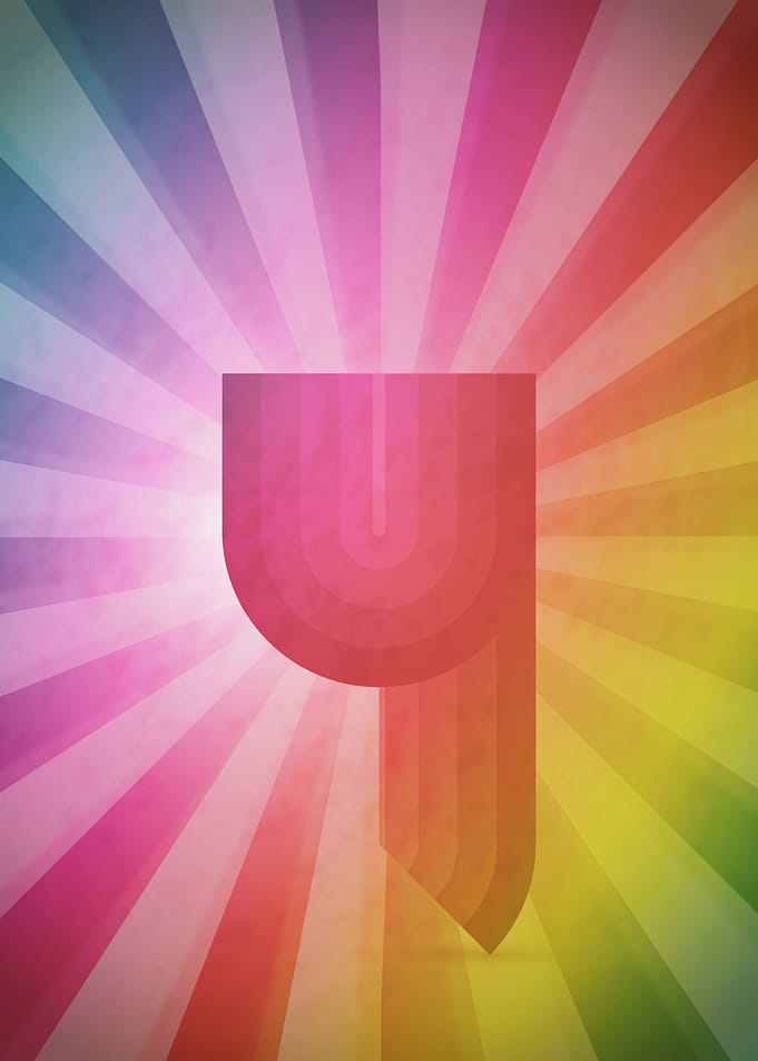 Retro letter Y