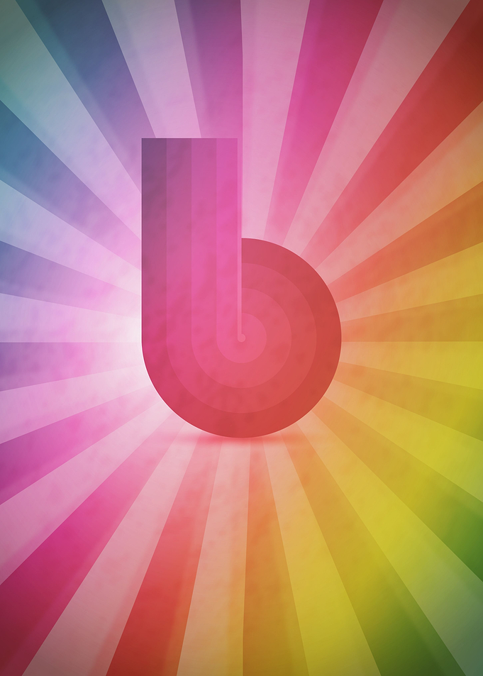 Retro letter B