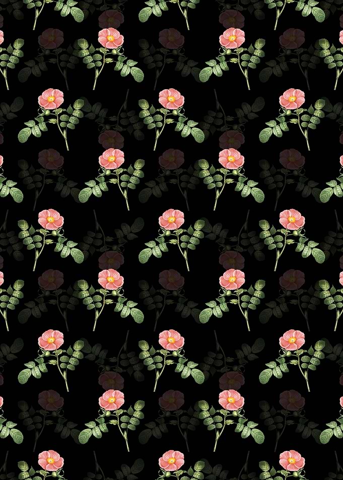 Japanese Rose Pattern