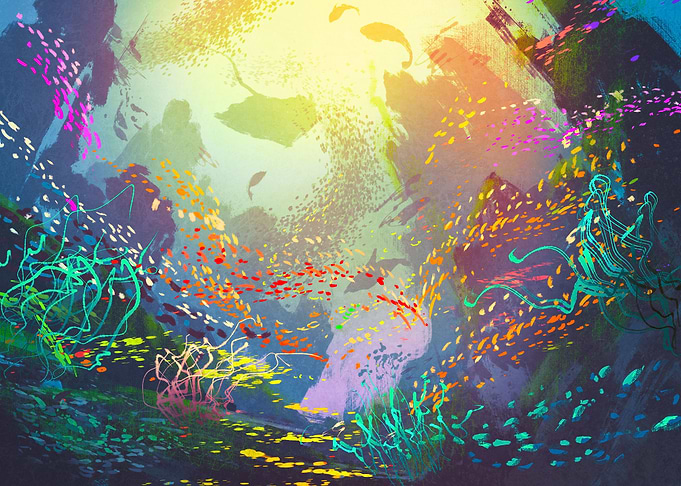 The big coral sea
