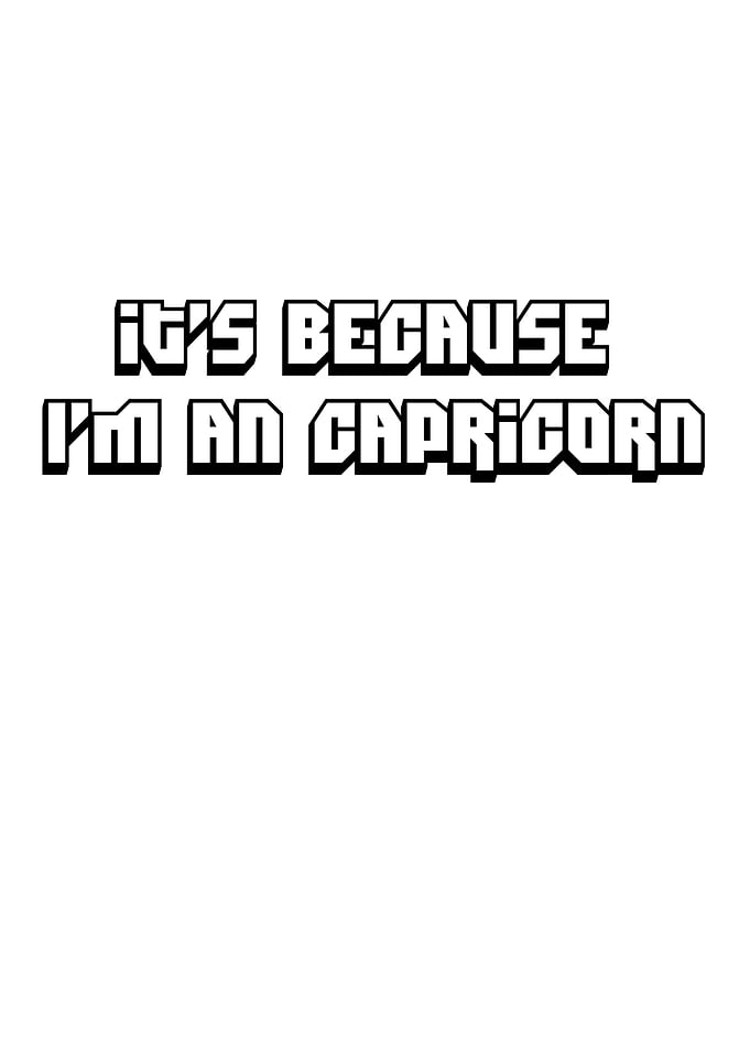 Its Because Im An