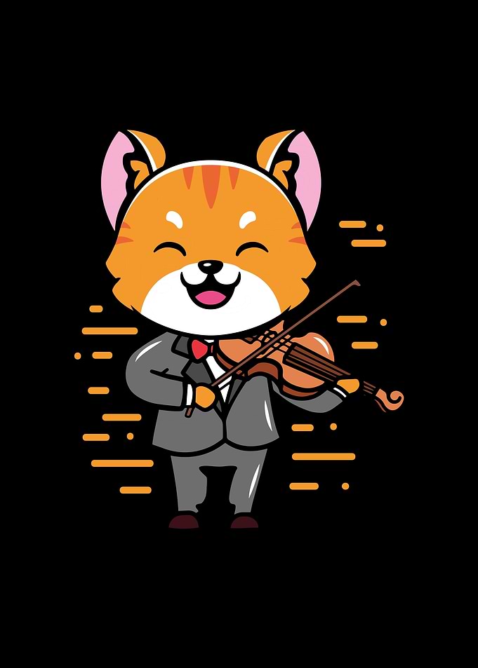 Cute anime racoon