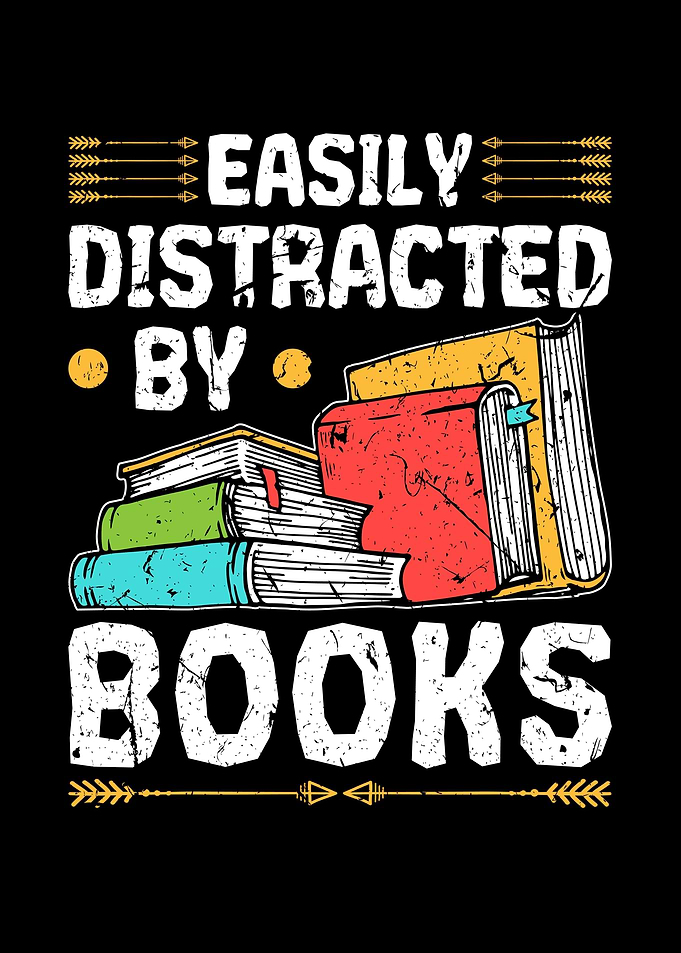 Distracted By Books Gift