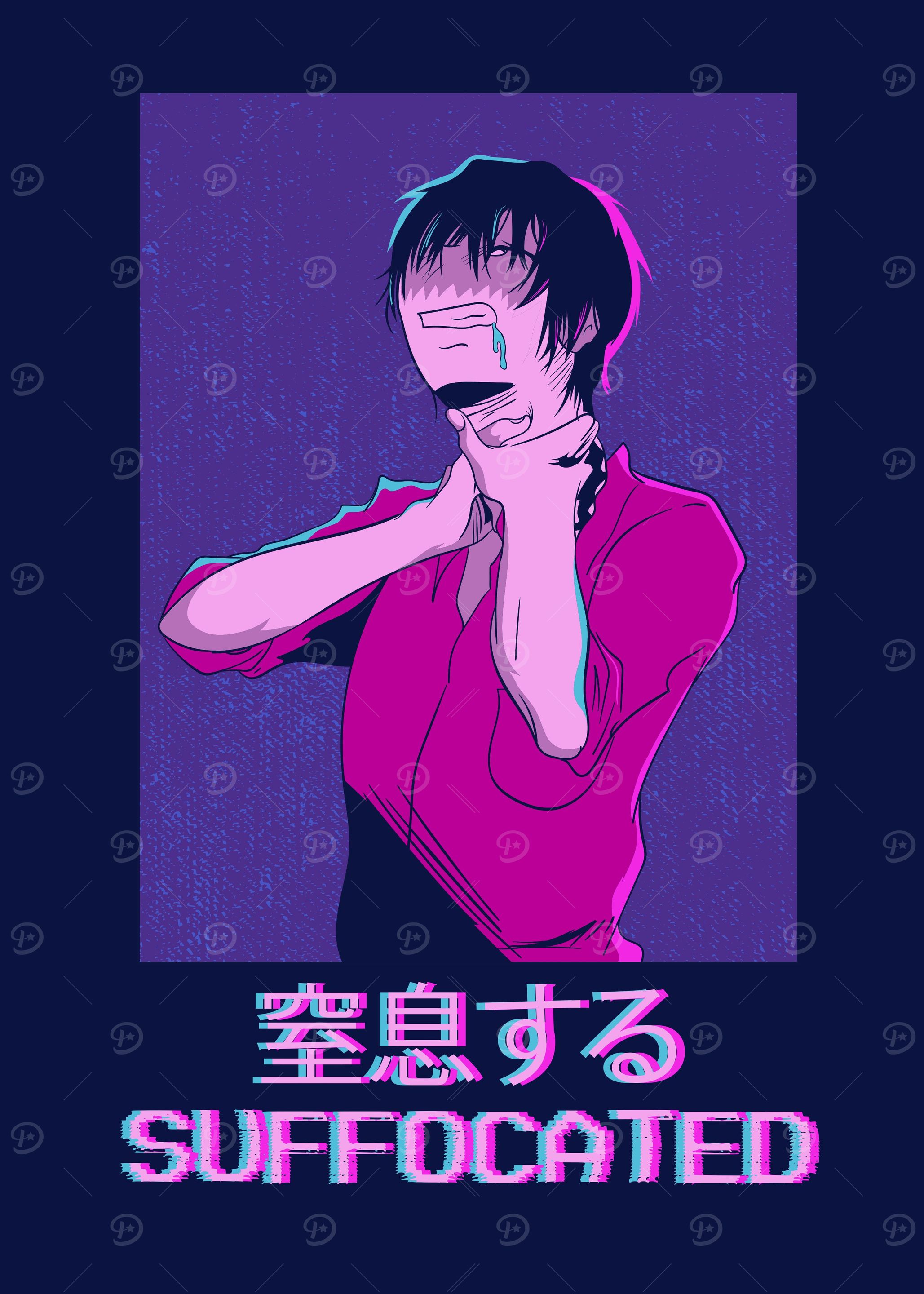 Emo Anime Boy Vaporwave